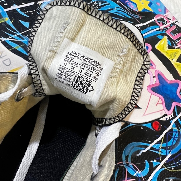 EUC [Converse] Iconic Black Chuck Taylor ALL STAR Low-Top Unisex Shoes | 12 - 14 - Picture 4 of 13